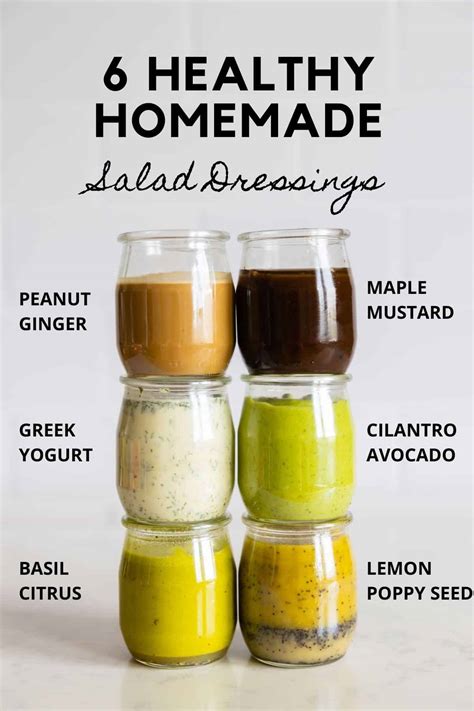 Types Of Vegetable Salad Dressing