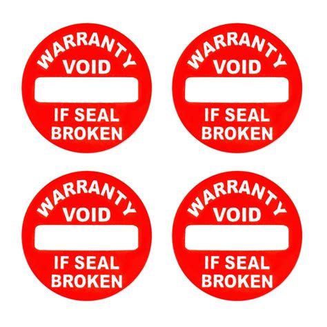 types of warranty sticker