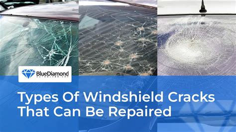 types of windshield cracks that can be repaired