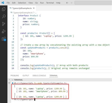 typescript array example