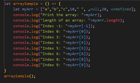 typescript array sample