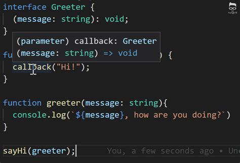 typescript callback function as parameter
