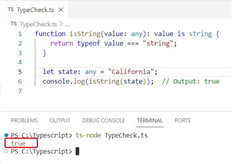 typescript check variable type is string