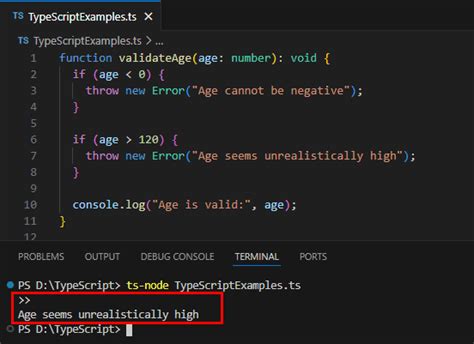 Typescript Constructor Throw Exception