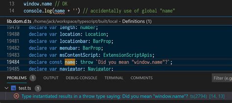 Typescript Exception Throw