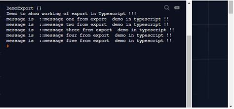typescript export function example