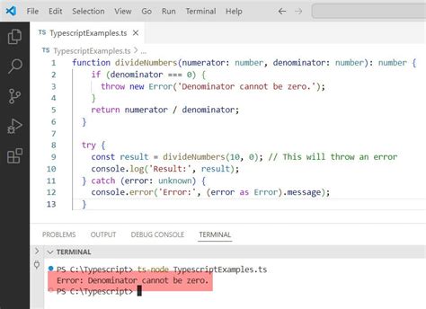 Typescript Fetch Catch Error Type