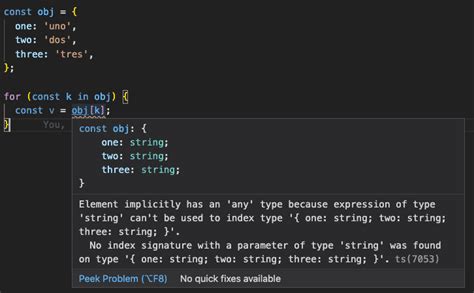 typescript foreach loop array of objects