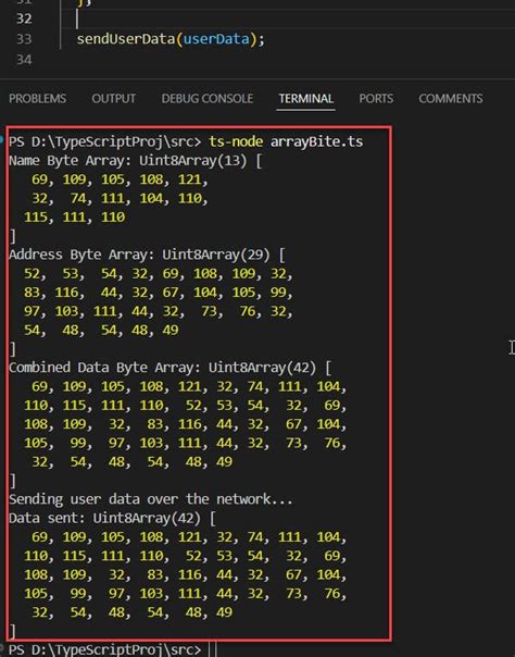 Typescript Interface Byte Array