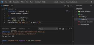 Typescript Interface Example