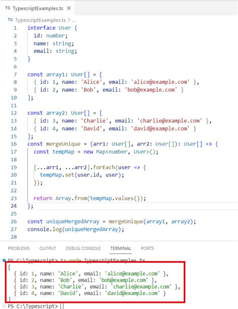 Typescript Interface Merge