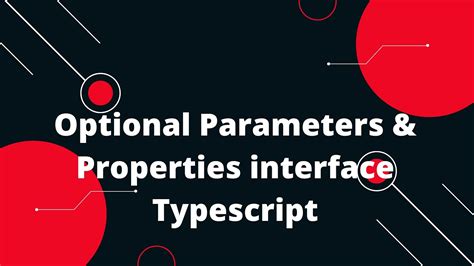 Typescript Interface With Optional Properties