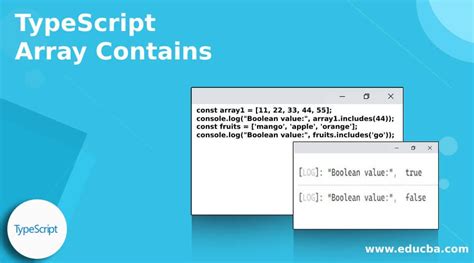 typescript list contains