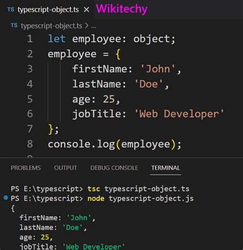 typescript object paths as param