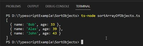 typescript object to array of values