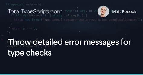 Typescript Throw New Error Example