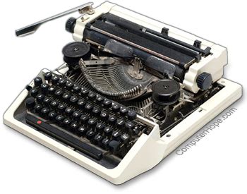 Typewriter Computer Definition