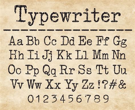 Typewriter Font Emails