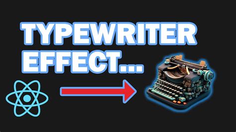 Typewriter React