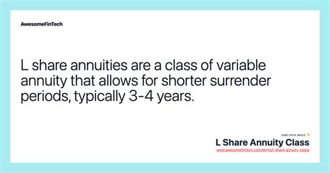 typical cdsc of variable annuity share class l in first year