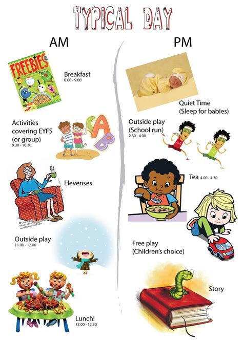 typical day activities