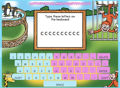Typing Game With Animals