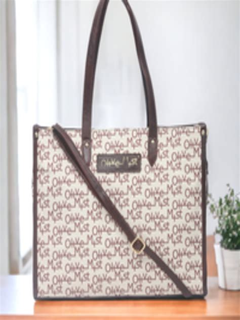 typographic laptop bag