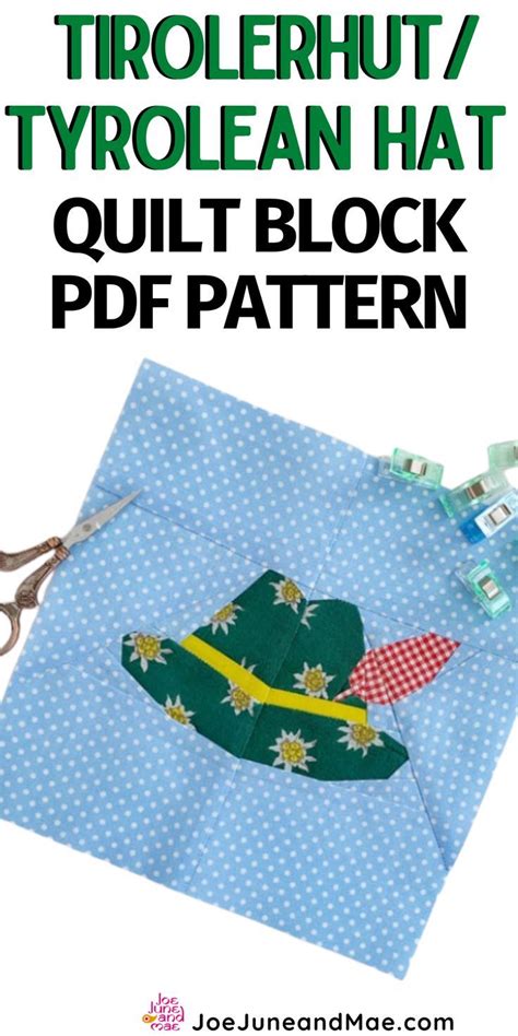 Tyrolean Hat Sewing Pattern