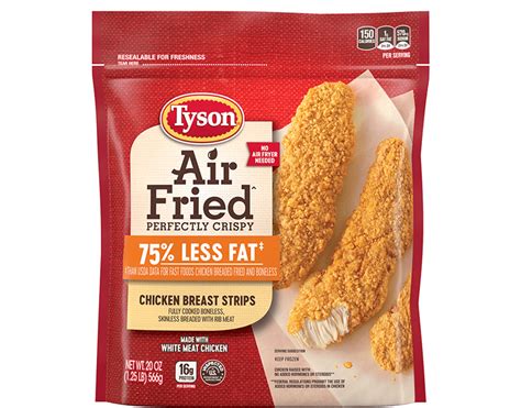 tyson crispy chicken strips air fryer
