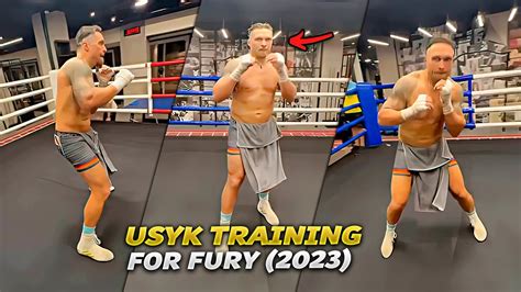 tyson fury training for usyk