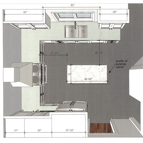Famous U Shaped Kitchen Floor Plan 2023
