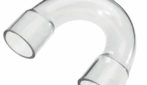 U Shaped Pvc Pipe Acrylic PMMA Shape Elbow Tube, Water Inlet , Outer