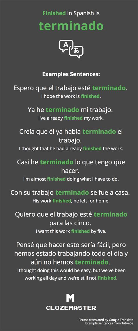 u finished in spanish