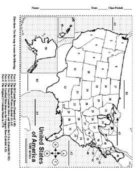 U.s. History Map Activities Answer Key