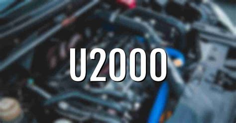 u2000 fault code