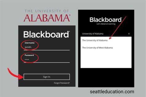 ua blackboard learn login