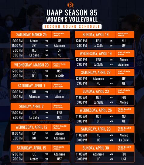 uaap season 85 women's volleyball livestream