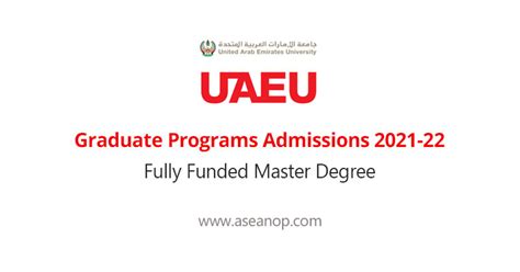 uaeu masters admission