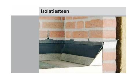 Ubbink Isolatiesteen Waalformaat (w.l. 500 mm incl.metalen