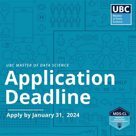 ubc master of data science application deadline