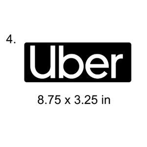 Uber Sticker For Car Window