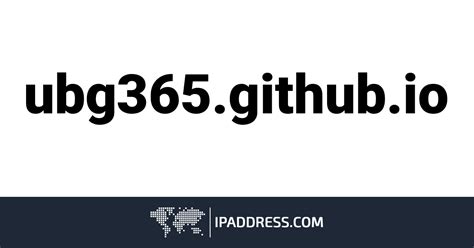 ubg365.github
