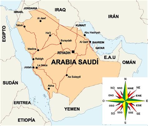 ubicacion geografica de arabia saudita
