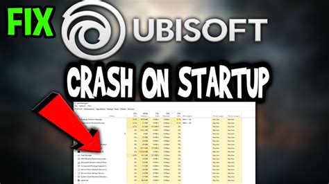 ubisoft games crashing on startup