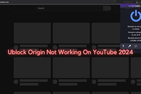 ublock not working on youtube 2024