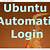 ubuntu auto login