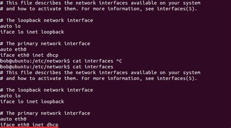 ubuntu dhcp client configuration