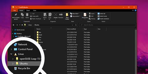 ubuntu wsl navigate to windows folder