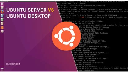 Ubuntu Desktop vs Ubuntu Server Key Differences and Use Cases