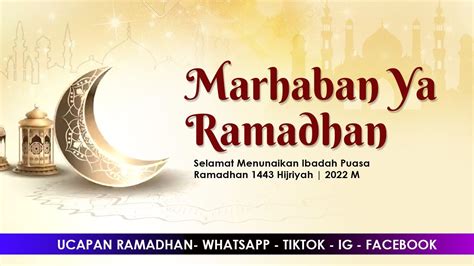 tunjuk.id 11 Ucapan Menyambut Ramadhan 2022 Singkat dan Penuh Makna